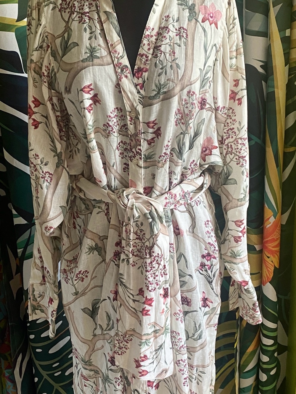 Johanna Ortiz x H & M Pure Linen Shirt Dress 2020